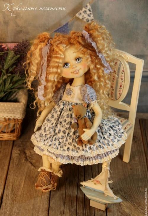 Как сделать голову текстильной кукле. МК: объемное лицо для куклы