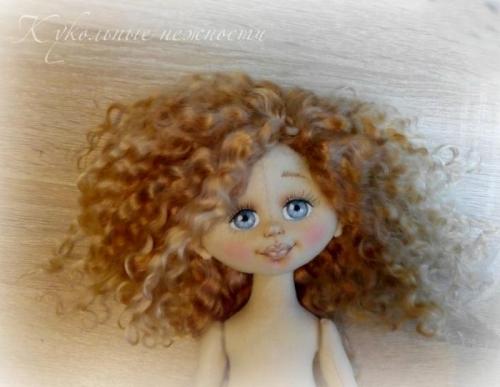 Как сделать голову текстильной кукле. МК: объемное лицо для куклы