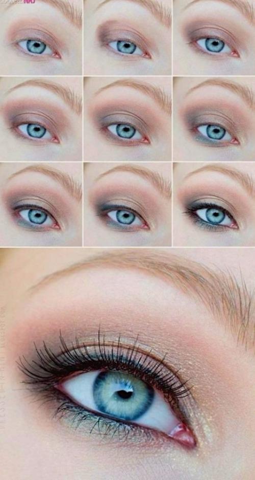 Макияж для зеленых глаз пошаговая инструкция. Универсальный повседневный макияж