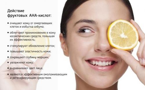 Ана и вна кислоты. Альфа-гидроксикислоты (АНА)