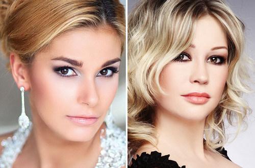 Макияж для пепельных блондинок с зелеными глазами. В зависимости от цветотипа