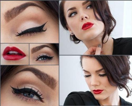 Макияж к черному платью для брюнетки. Уроки макияжа под черный наряд 32 Макияж к черному платью для брюнетки. Уроки макияжа под черный наряд 32