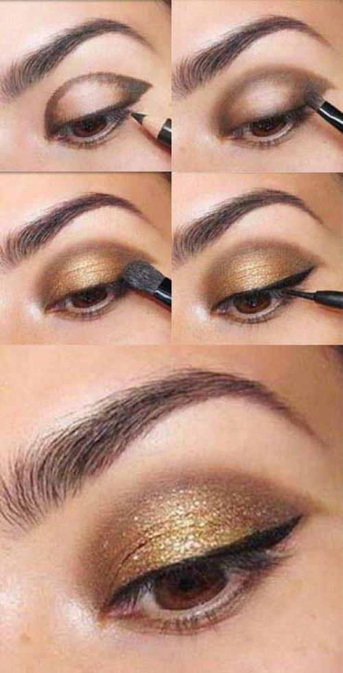 Макияж к черному платью. Макияж под черное платье: ваш королевский образ