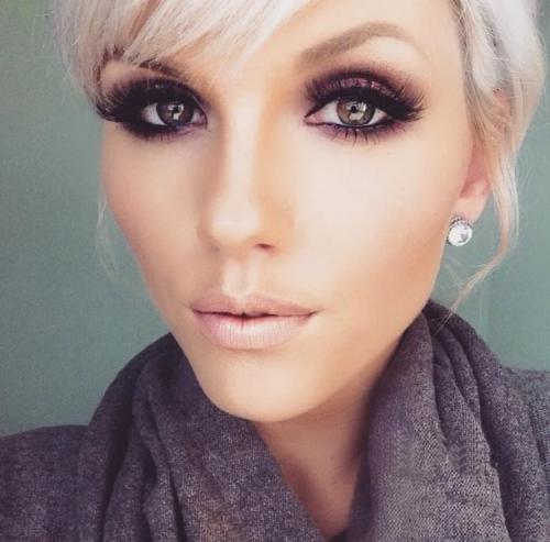 Помада для блондинок с карими глазами. Макияж для блондинок с карими глазами