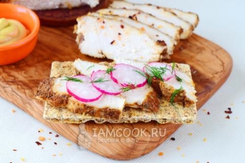 Буженина в домашних условиях из курицы. Буженина из куриной грудки