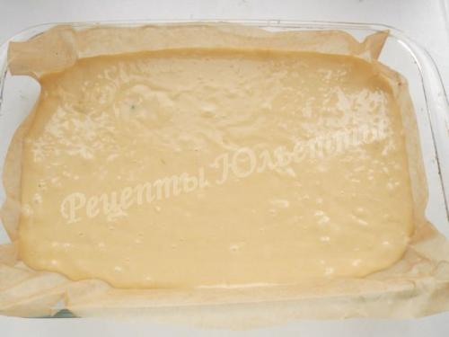 Пирог на минералке с вишней.