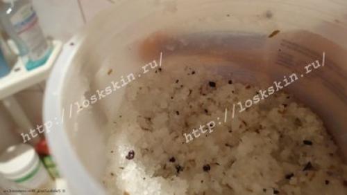 Скраб из морской соли для тела своими руками