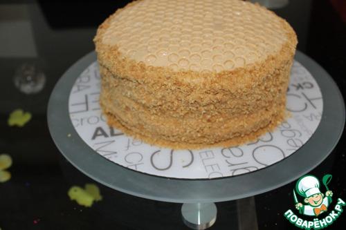 Украшение торта медовик. Как я украшаю Медовик.