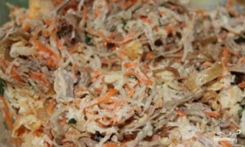 Салат Загадка. Салат "Загадка" классический