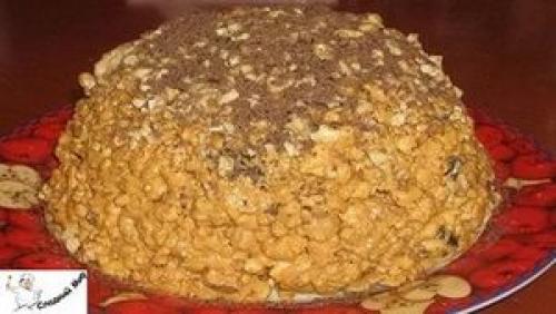 Десерт из вареной сгущенки и кукурузных палочек. Вкуснющие муравейники из кукурузных палочек без выпечки