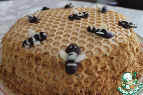 Украшение торта медовик. Как я украшаю Медовик.