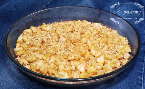 Крамбл яблочный веган. Рецепт яблочного крамбла для веганов и в Пост