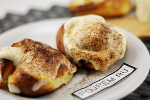 Булочки из слоеного теста с творогом. Рецепт 1: дрожжевые булочки с творогом (пошагово)
