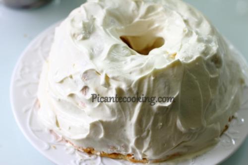 Торт Ангельский бисквит с клубникой. Ангельский торт с лимонным кремом и клубникой