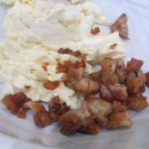 Быстрая закуска из лаваша с еврейским салатом