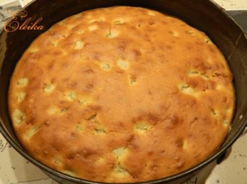 Банановый пирог с кремом