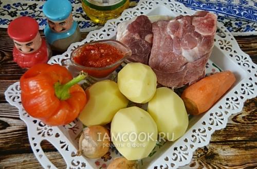 Мясо с картошкой в горшочках. Тушеная картошка с мясом в горшочке