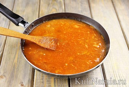 Гуляш из говядины с подливкой