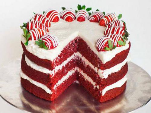 Как украсить красный БАРХАТ торт. Как можно украсить торт