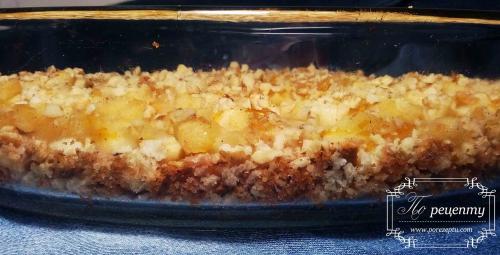 Крамбл яблочный веган. Рецепт яблочного крамбла для веганов и в Пост