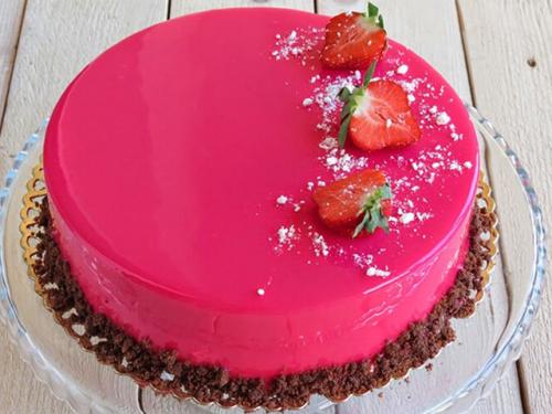 Как украсить красный БАРХАТ торт. Как можно украсить торт