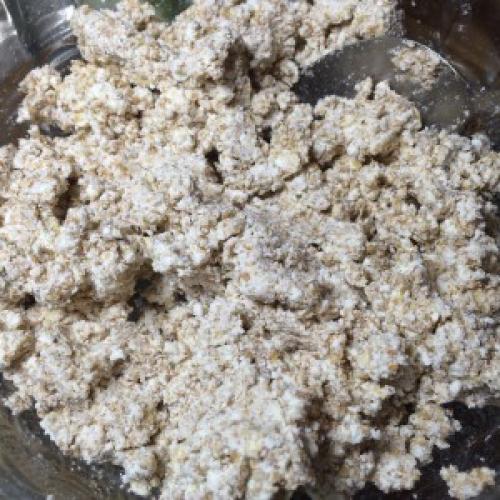 Овсяный крамбл диетический. Диетический яблочный крамбл