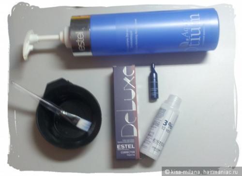 Зеленый корректор для волос. Красивый Пепельный цвет волос с помощью корректора Estel 0/G Графит