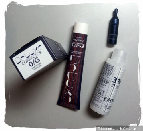 Зеленый корректор для волос. Красивый Пепельный цвет волос с помощью корректора Estel 0/G Графит
