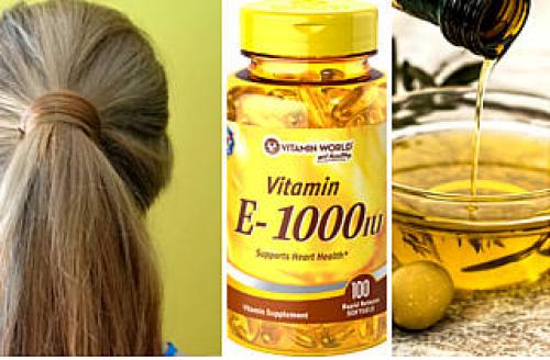 Маска для волос с витамином Е и а. Народные рецепты масок для волос с витамином Е 03