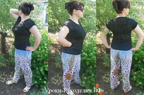 Брюки-бананы выкройка. Сшить брюки-бананы