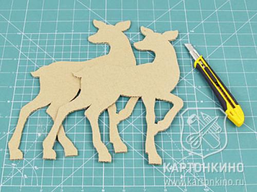Олень поделка своими руками. Новогодний олень своими руками: несколько простых вариантов изготовления 03