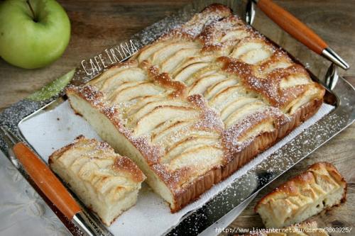 Яблочный пирог старый добрый рецепт.