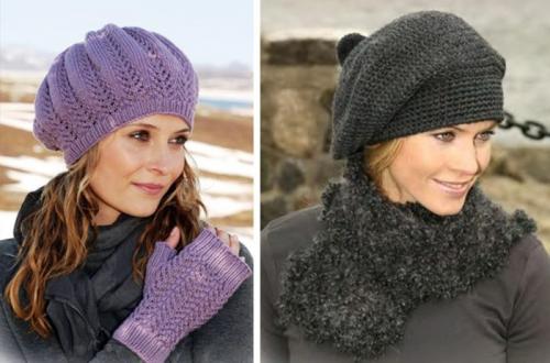 Вязаная шапка для женщины 40 лет. Вязанные шапки для женщин за 50: все только начинается 02