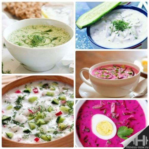 Холодные низкокалорийные супы. 5 лучших рецептов холодных диетических супчиков на лето