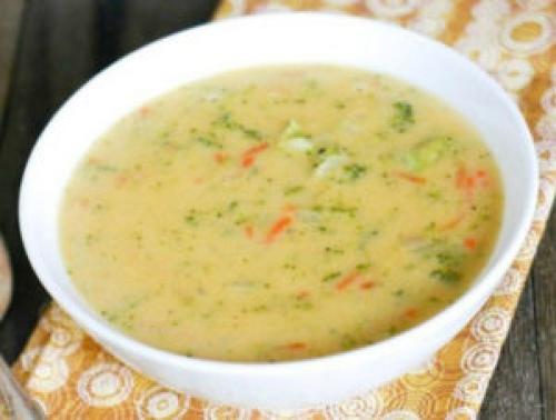 Низкокалорийный сырный суп. Диетический суп с плавленым сыром