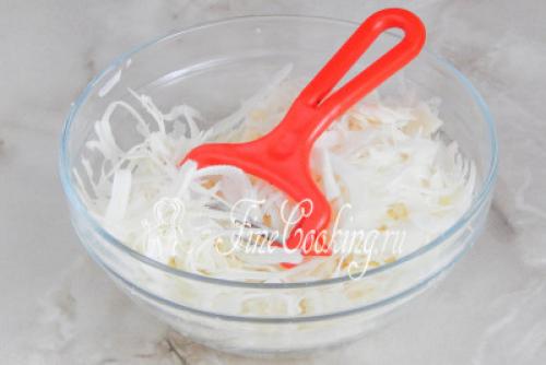 Салат Щетка с яблоком. Рецепт 1: салат Щетка (пошаговые фото)