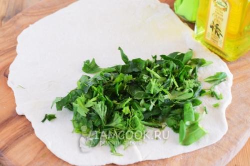 Кутабы с зеленью
