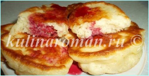 Оладьи на молоке пышные.