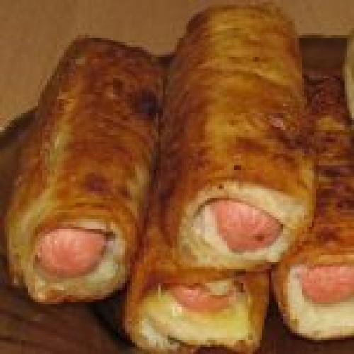 Сосиска в картофельном тесте на сковороде. Сосиски в картошке – пирожки с начинкой из обжаренного (испеченного) пюре