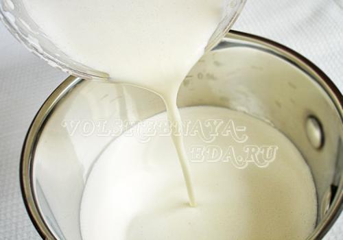 Бланманже. Ингредиенты к рецепту