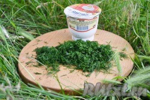 Лаваш с сыром и зеленью на мангале