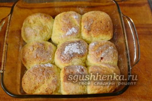 Творожные булочки, как пух за 5 минут. Быстрые булочки как пух за 5 минут