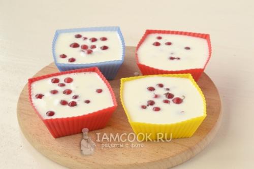 Сметанное желе