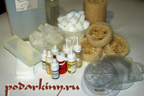 Мочалка с мылом внутри. Мыло с люфой — пошаговый мастер-класс