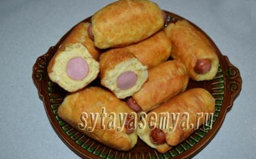 Жареные сосиски в тесте на сковороде рецепт. Сосиски в тесте жареные на сковороде