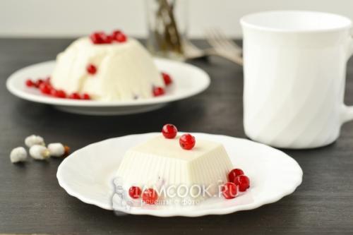 Сметанное желе