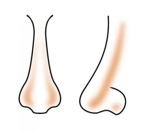 Контуринг носа. Контуринг проблемных участков