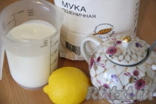 Оладьи на кефире без яиц с лимоном. Пышные оладьи на кефире без яиц