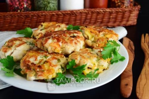 Котлеты из куриной грудке с сыром. Рубленные котлеты из куриной грудки с сыром