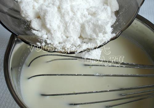 Бланманже. Ингредиенты к рецепту